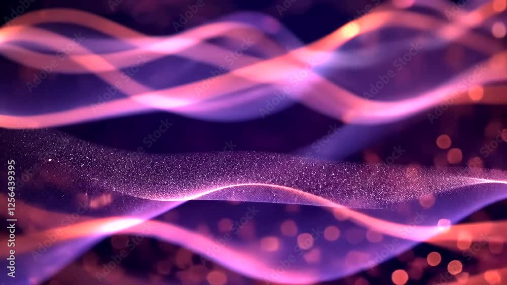Abstract flowing waves in vibrant colors creating a mesmerizing background effect Abstract flowing waves in vibrant colors creating a mesmerizing background effect