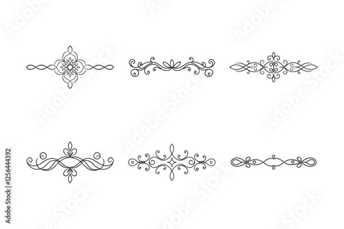 set of decorative elements for design