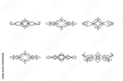 vintage frame with floral ornament