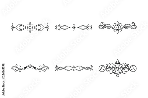 set of decorative elements for design
