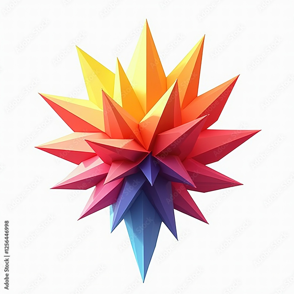 Fototapeta premium Colorful Geometric Shapes - Modern Design Elements