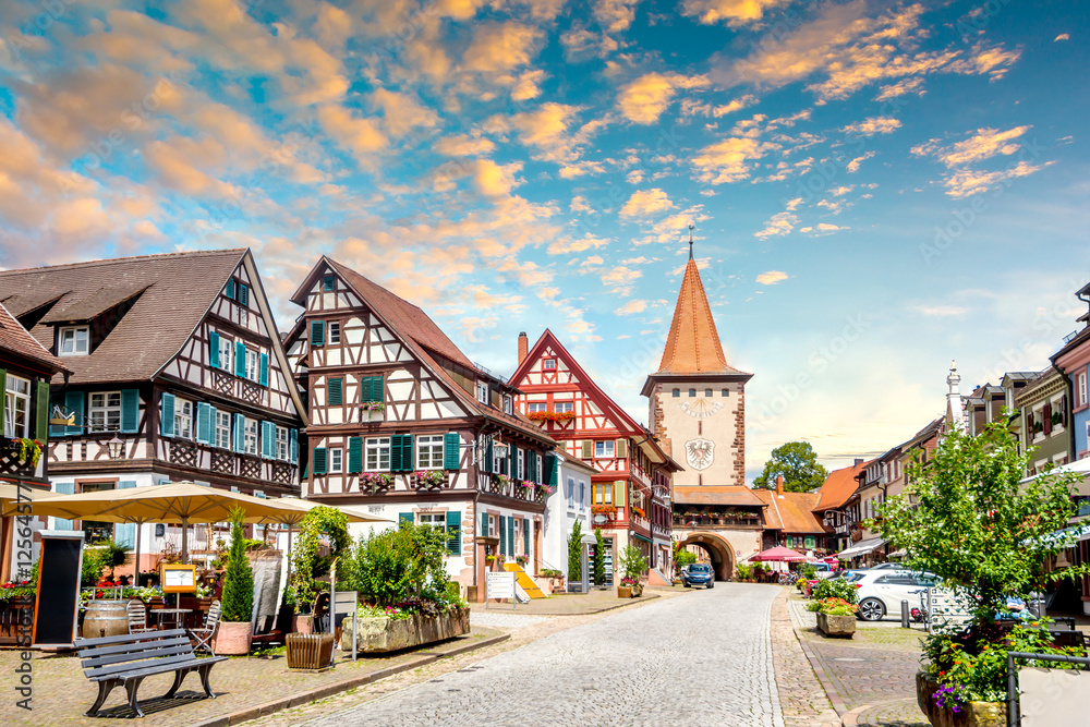Altstadt, Gengenbach, Schwarzwald, Deutschland 