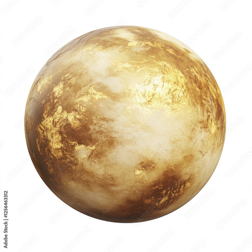 Naklejka premium Golden Planet