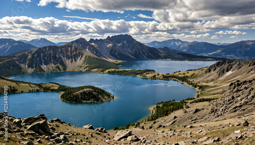 Le lac aux montagnes
