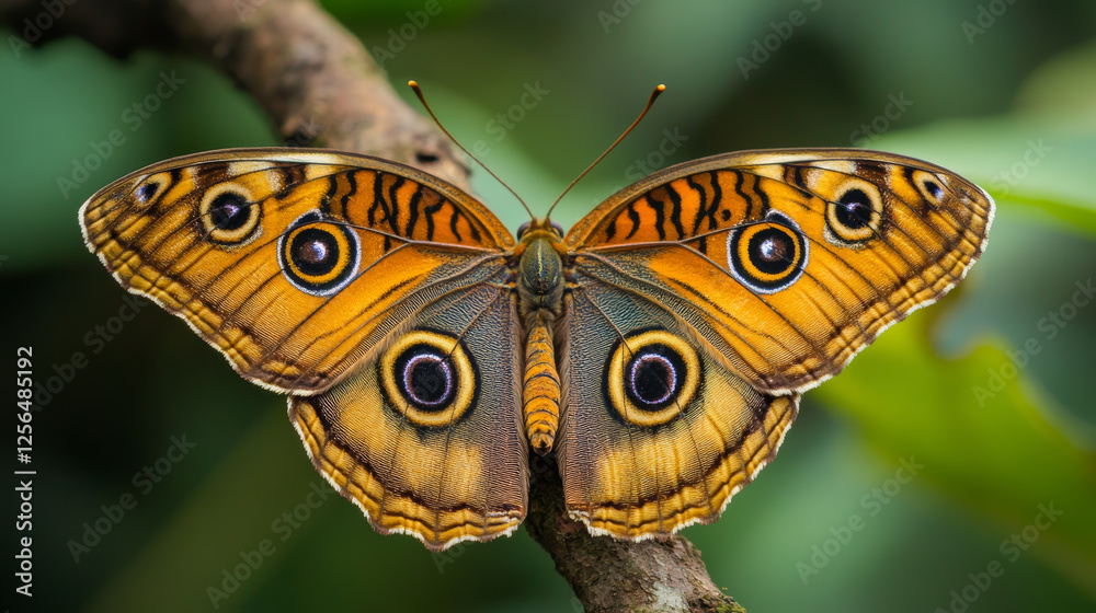Butterfly of the particles. The butterfly consists of circles and points. Vector illustration. Butterfly of the particles. The butterfly consists of circles and points. Vector illustration.