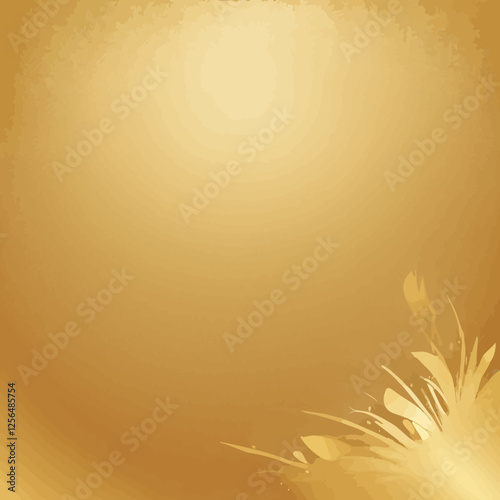 Elegant luxury gold silk wave background with smooth texture and shimmering light effects. Perfect for premium designs and branding.