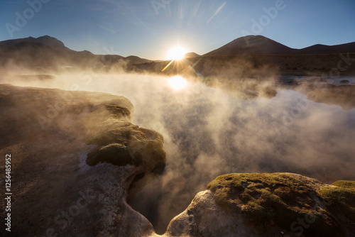 Hot springs in Chile