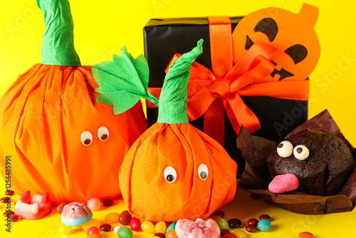 Handmade halloween pumpkins...
