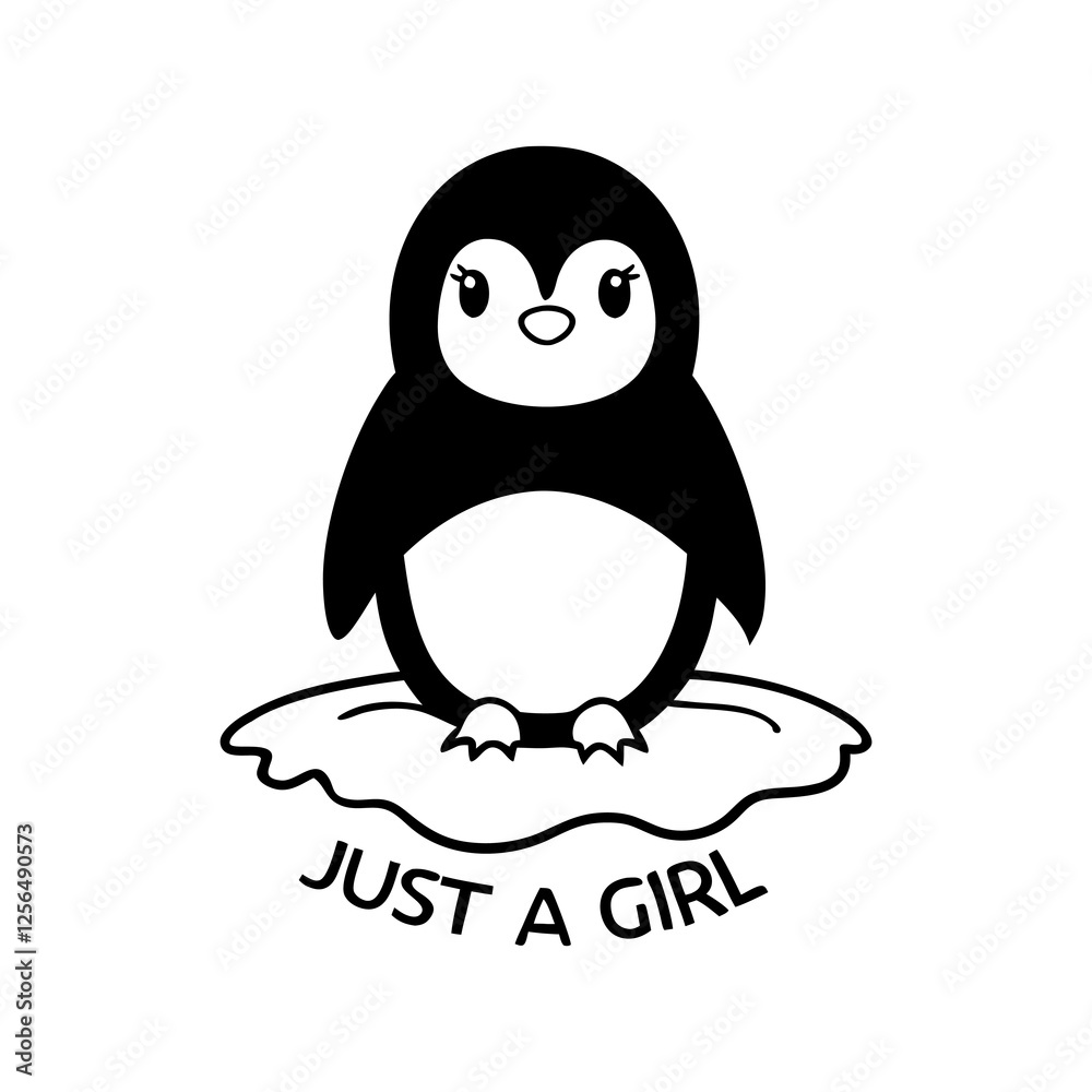 Fototapeta premium penguin on white background