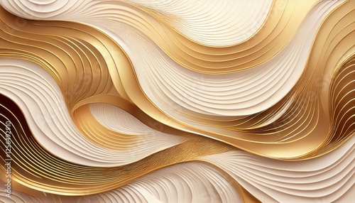 Elegance Defined Soft White and Golden Accents