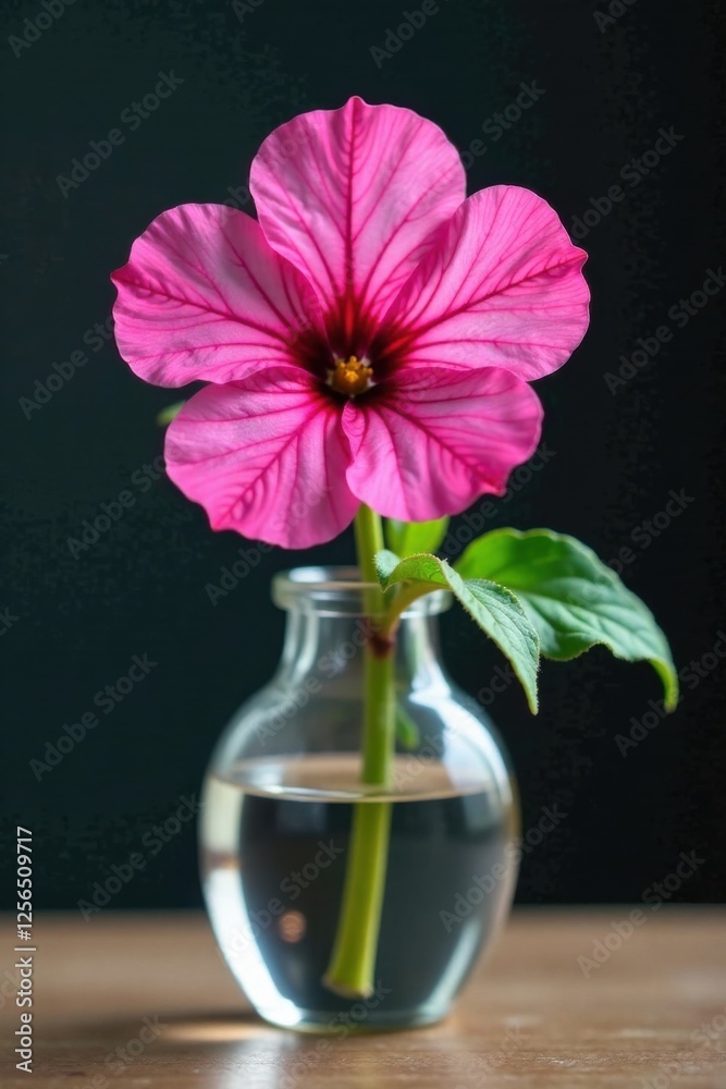 custom made wallpaper toronto digitalDelicate petunia in a vase, watercolor, bloom