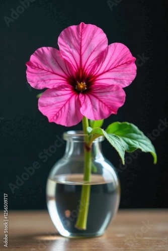 Wallpaper Mural Delicate petunia in a vase, watercolor, bloom Torontodigital.ca