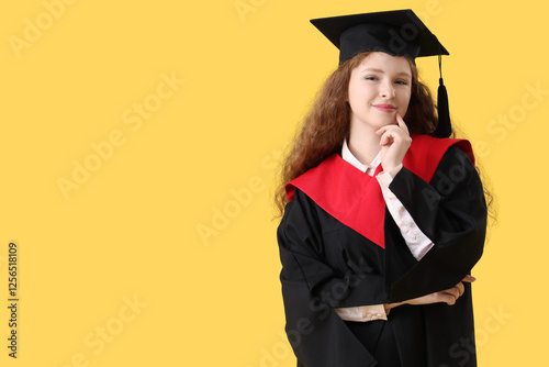 Female graduating student o...
