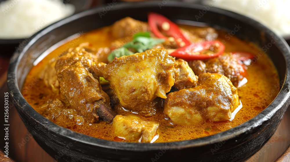 Malaysian cuisine menu, food dishes, lunch and dinner meals vector poster. Malaysian and East Asian traditional food of chicken, beef and lamb meat, fish and shrimps seafood with rice and turmeric Malaysian cuisine menu, food dishes, lunch and dinner meals vector poster. Malaysian and East Asian traditional food of chicken, beef and lamb meat, fish and shrimps seafood with rice and turmeric