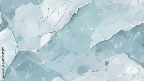 Abstract Blue Fractured Texture: A captivating abstract texture of cracked blue and white paint, creating a mesmerizing pattern of fragmented pieces.