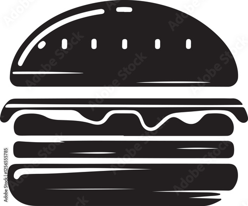 fast food hamburger