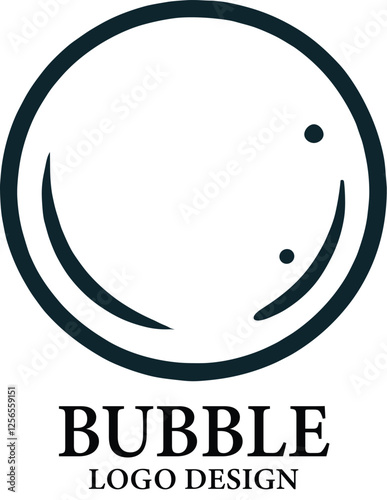 Bubble Vector Logo Design photo