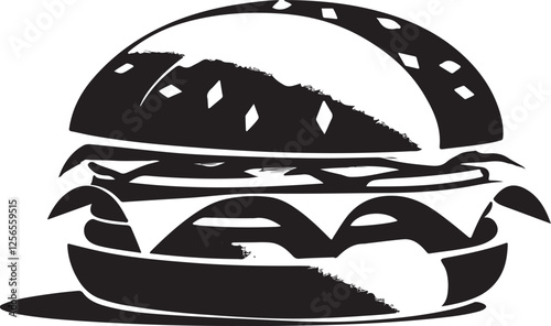 fast food hamburger