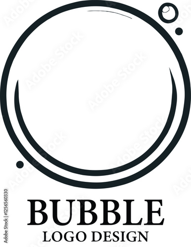 Bubble Vector Logo Design photo