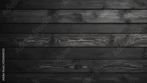 Dark Wood Planks Texture: A close-up shot reveals the rich texture of dark stained wood planks, arranged horizontally, showcasing the natural wood grain and subtle variations in tone.