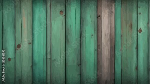 Green and Grey Wood Texture: A close-up, abstract view of weathered wood planks painted a soft teal and gray, with natural knots and grain patterns creating a rustic charm.