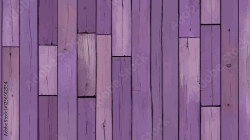 Painted Plank: A vibrant purple painted wood floor, rustic texture, perfect for background use