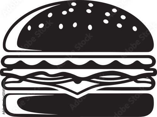 fast food hamburger