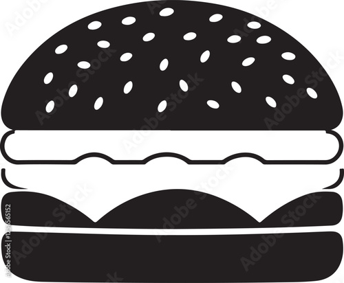 fast food hamburger