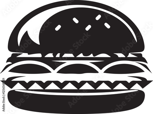 fast food hamburger