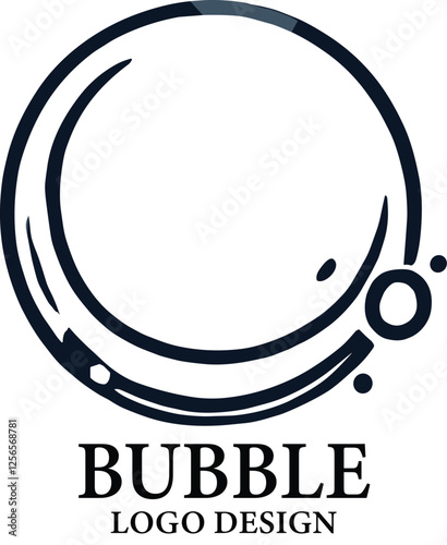 Bubble Vector Logo Design photo