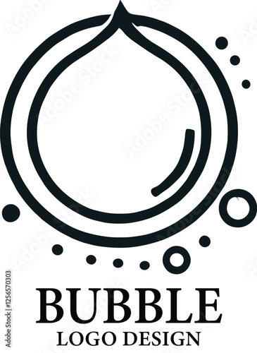 Bubble Vector Logo Design photo