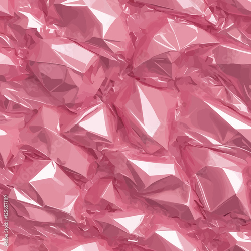 Rose Gold Foil: A close-up view of crumpled rose gold foil creates a visually stunning texture of light and shadow. perfect for backgrounds, digital art, and adding a touch of glamour.