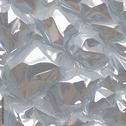Glacial Abstracts: The interplay of light and shadow across a close-up of icy, crystalline forms, evocative of a pristine and ethereal glacial landscape.