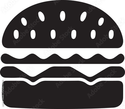 fast food hamburger