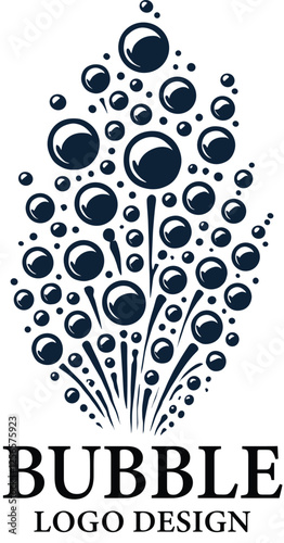 Bubble Vector Logo Design photo