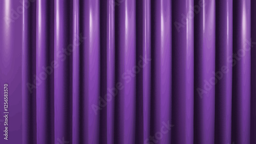 Purple Curtains: Illustrative image of smooth fabric drapes falling in soft, vertical folds, creating a visually appealing texture.