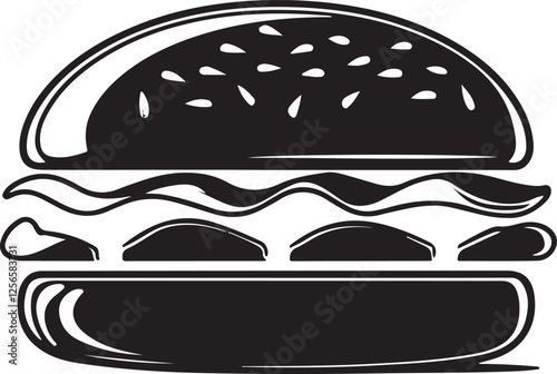 fast food hamburger