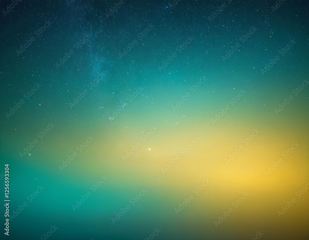 Obraz premium A stunning night sky filled with stars and a vibrant gradient of colors.