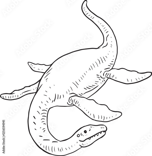 sea dino clip art,