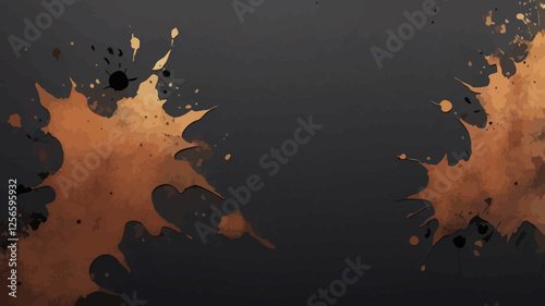 Abstract Rust and Black: Evokes an abstract composition with rustic textures and artistic allure, creating a striking interplay of metallic tones against a dark, velvety backdrop.