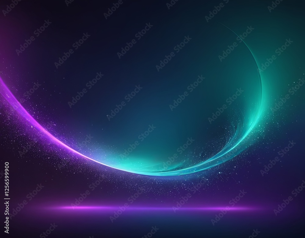 Fototapeta premium A mesmerizing abstract background featuring flowing gradients of teal and purple hues.