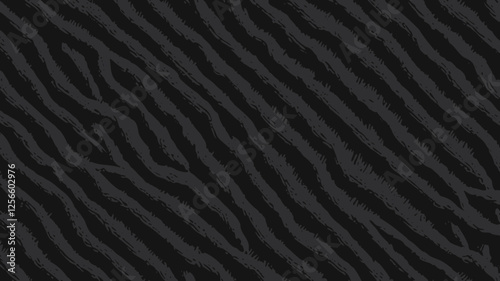 Abstract Charcoal Texture: A captivating monochrome close-up unveils a mesmerizing pattern of rippling lines in varying shades of charcoal, offering a striking texture. 