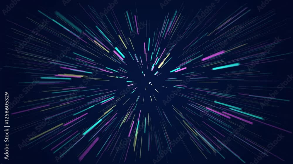 Abstract Colorful Radial Lines Explosion Video Animation Abstract Colorful Radial Lines Explosion Video Animation
