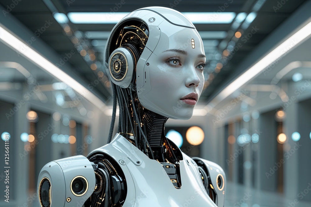 Futuristic Robotic Woman Design Embracing Innovation and Unique Aesthetics Futuristic Robotic Woman Design Embracing Innovation and Unique Aesthetics