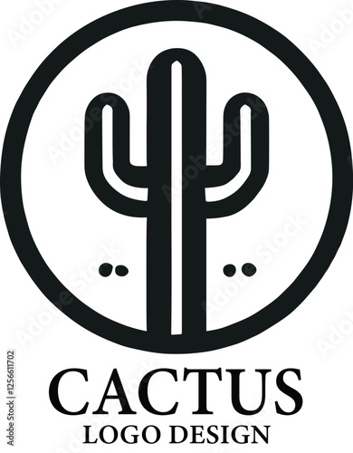Cactus Vector Logo Design