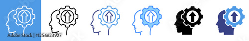 Self Improvement Multistyle Icon Set