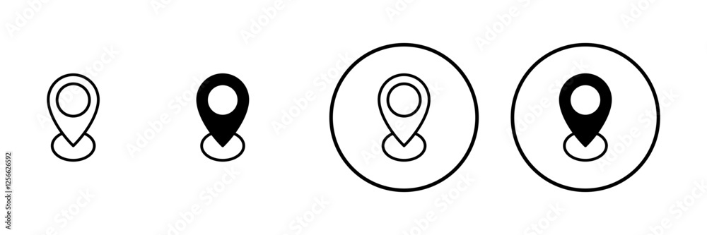 Address icon vector. home location sign and symbol. pinpoint Address icon vector. home location sign and symbol. pinpoint