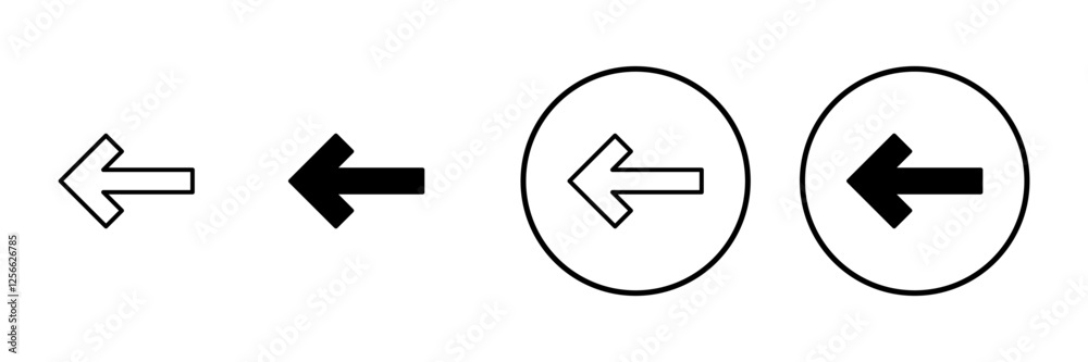 Arrow icon vector. Arrow sign and symbol for web design. Arrow icon vector. Arrow sign and symbol for web design.