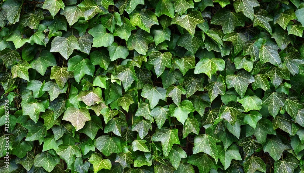 Fototapeta premium ivy leaves on wall