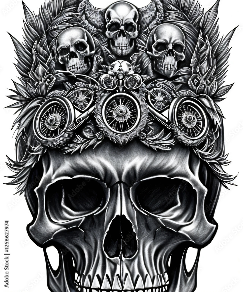 Fototapeta premium skull and crossbones